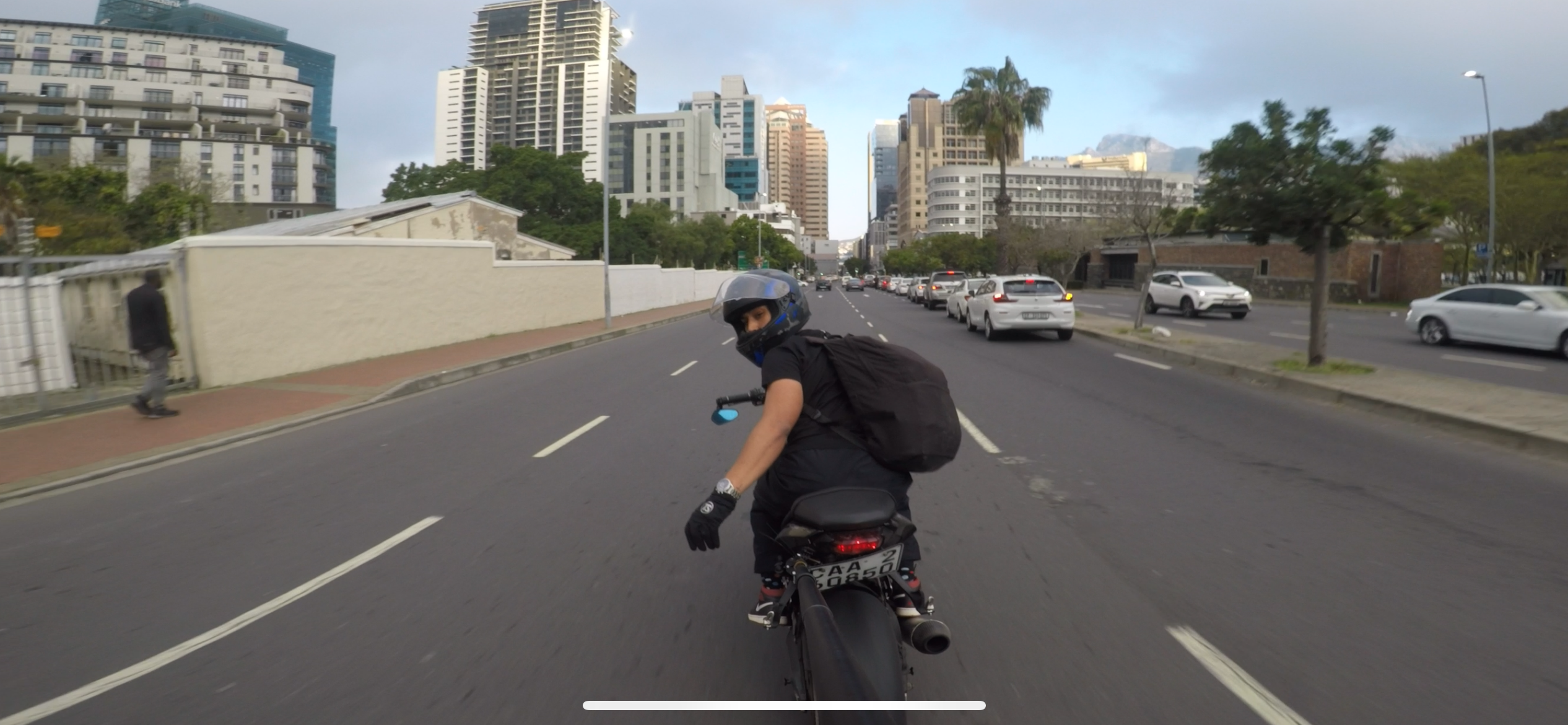 biking